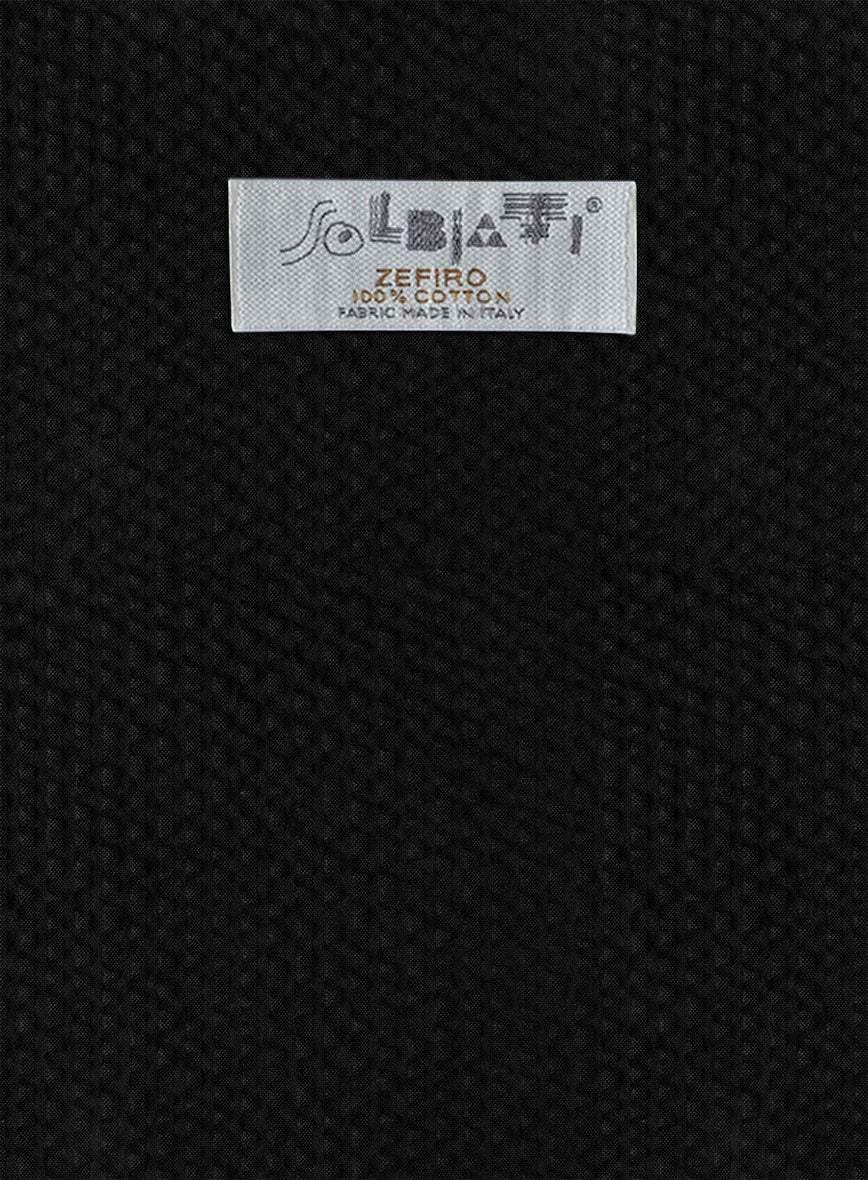 Solbiati Black Seersucker Suit - StudioSuits