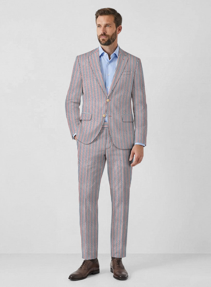 Solbiati Aniera Seersucker Suit - StudioSuits