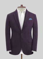 Solbiati Art Du Lin Dark Lavender Linen Suit - StudioSuits