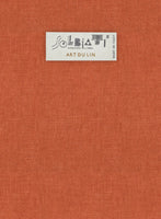 Solbiati Art Du Lin Deep Orange Linen Suit - StudioSuits