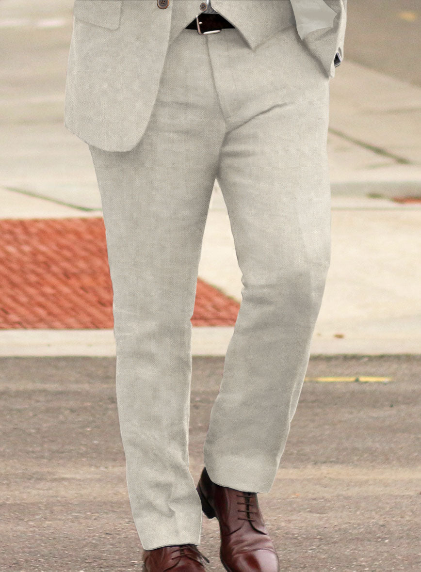 Solbiati Art Du Lin Light Beige Linen Suit – StudioSuits