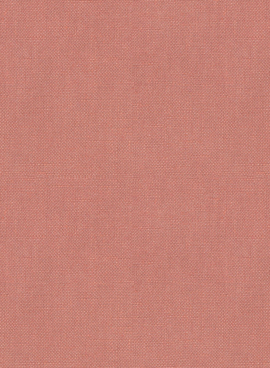 Solbiati Art Du Lin Light Melon Linen Suit - StudioSuits