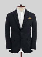 Solbiati Art Du Lin Midnight Blue Linen Suit - StudioSuits