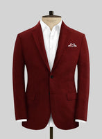 Solbiati Art Du Lin Rustic Red Linen Jacket - StudioSuits