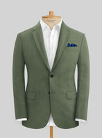 Solbiati Art Du Lin Sage Green Linen Jacket - StudioSuits