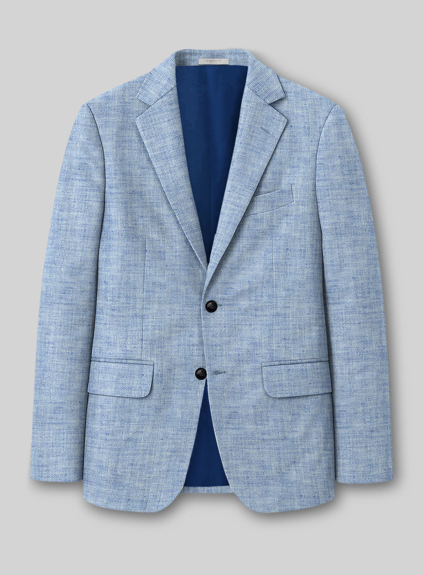 Solbiati Artic Blue Linen Suit - StudioSuits