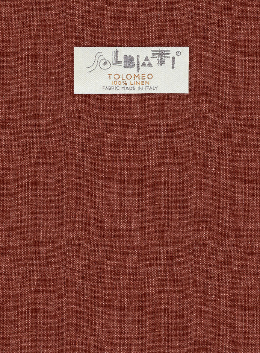 Solbiati Auburn Linen Jacket - StudioSuits