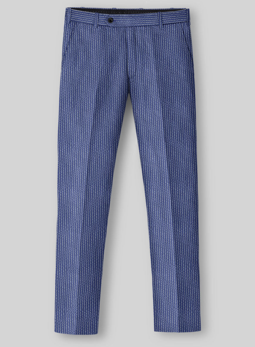 Solbiati Azure Blue Seersucker Suit - StudioSuits