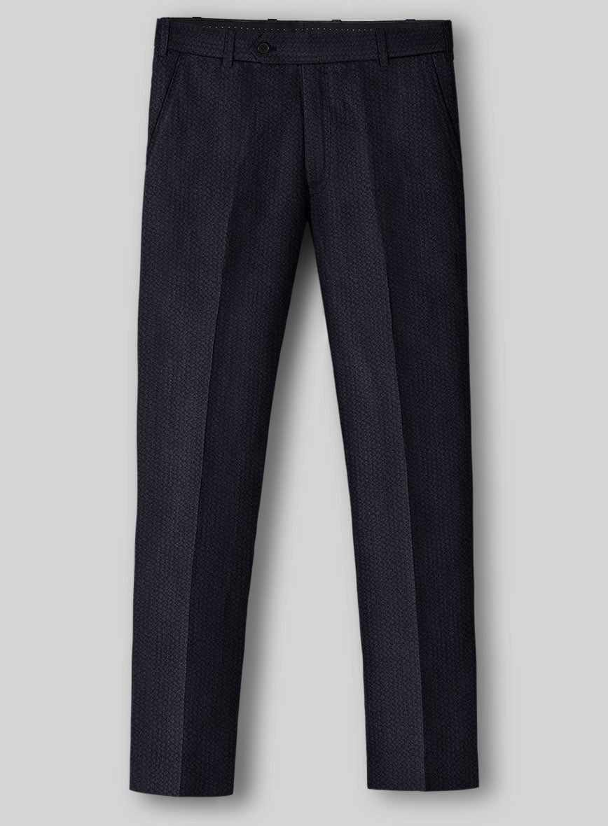 Solbiati Deep Blue Seersucker Suit - StudioSuits