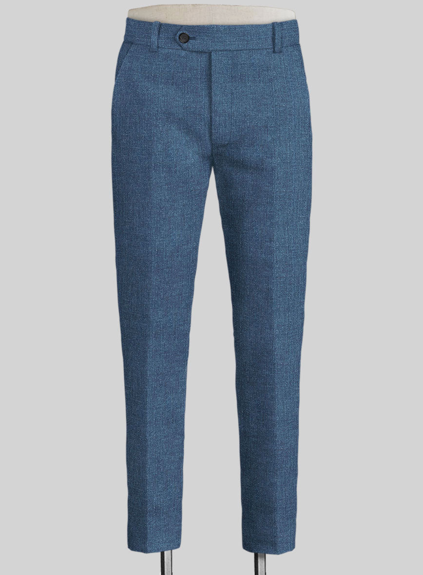 Solbiati Denim Mid Blue Linen Suit - StudioSuits