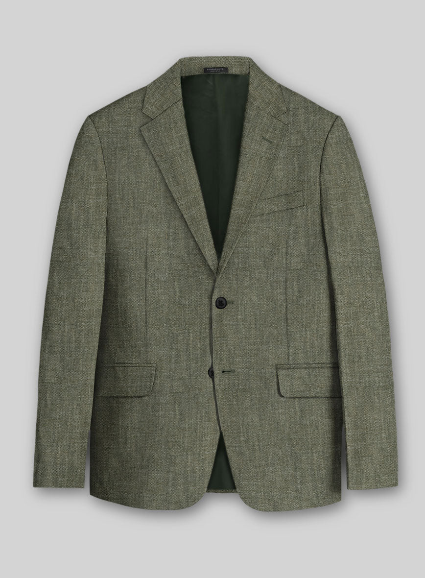 Solbiati Dew Green Linen Suit - StudioSuits