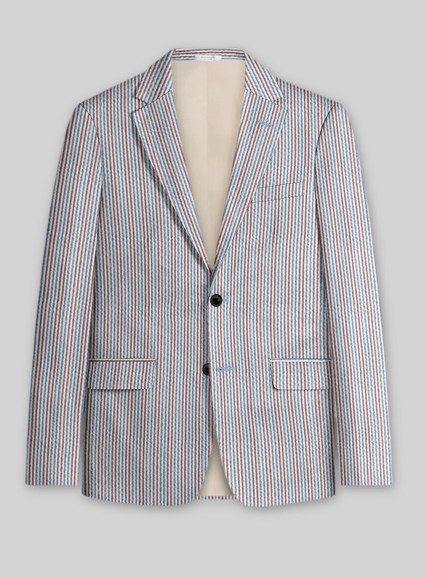 Solbiati Dolfo Seersucker Jacket - StudioSuits