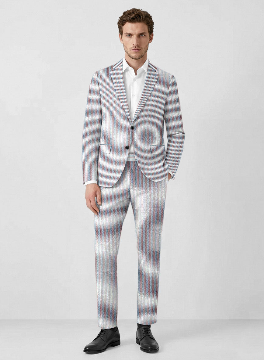 Solbiati Dolfo Seersucker Suit - StudioSuits