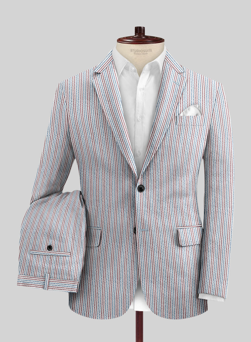 Solbiati Dolfo Seersucker Suit - StudioSuits