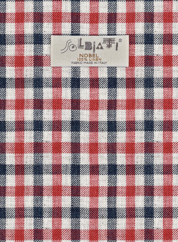 Solbiati Gingham Checks Linen Pants - StudioSuits
