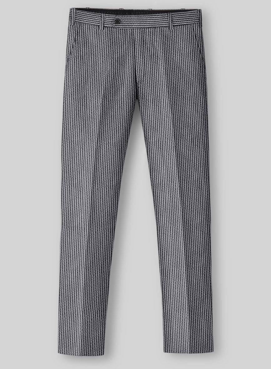 Solbiati Gray Blue Seersucker Suit - StudioSuits