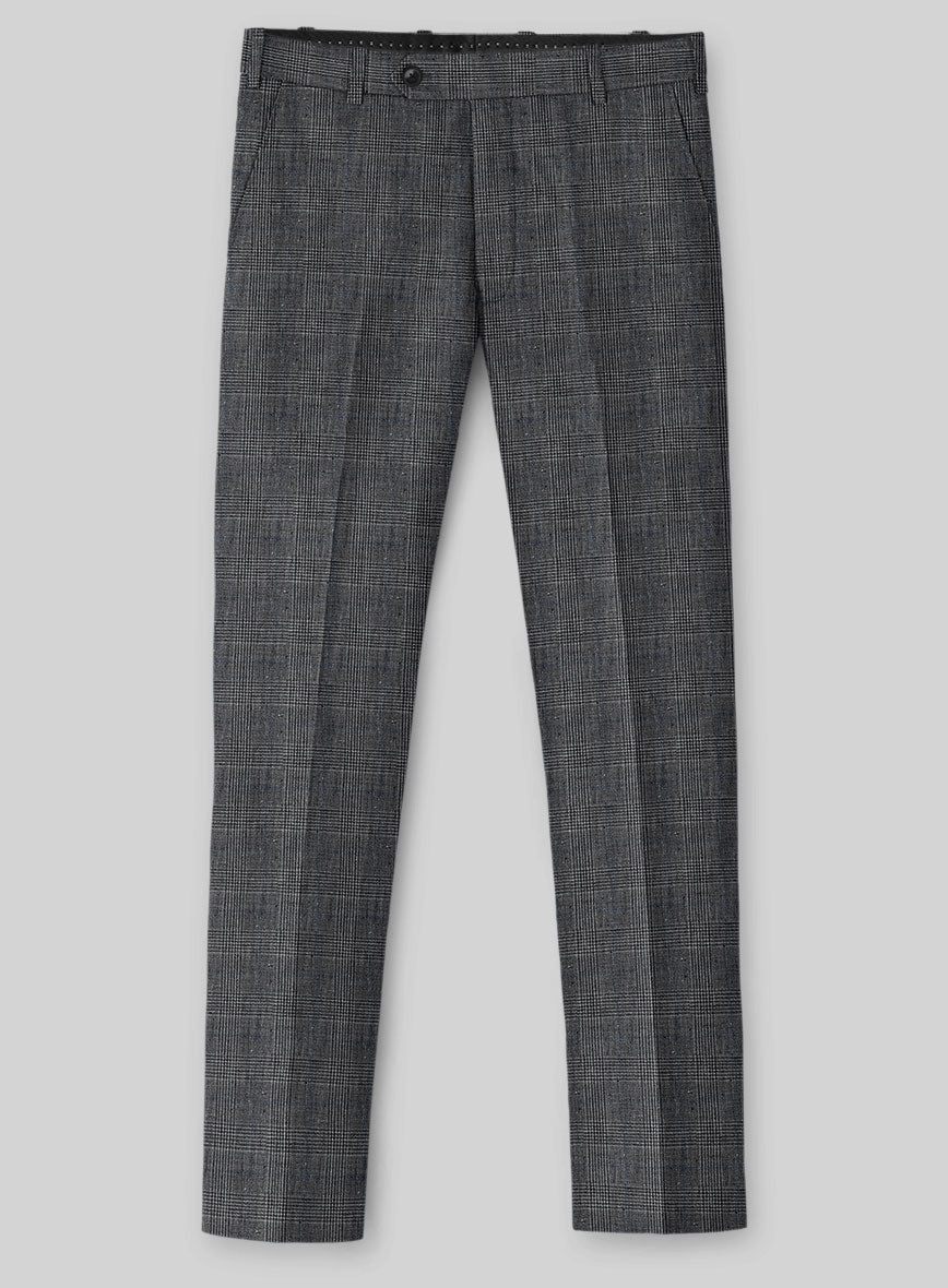 Solbiati Gray Glen Linen Suit - StudioSuits