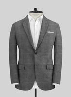 Solbiati Gray Prince Linen Jacket - StudioSuits