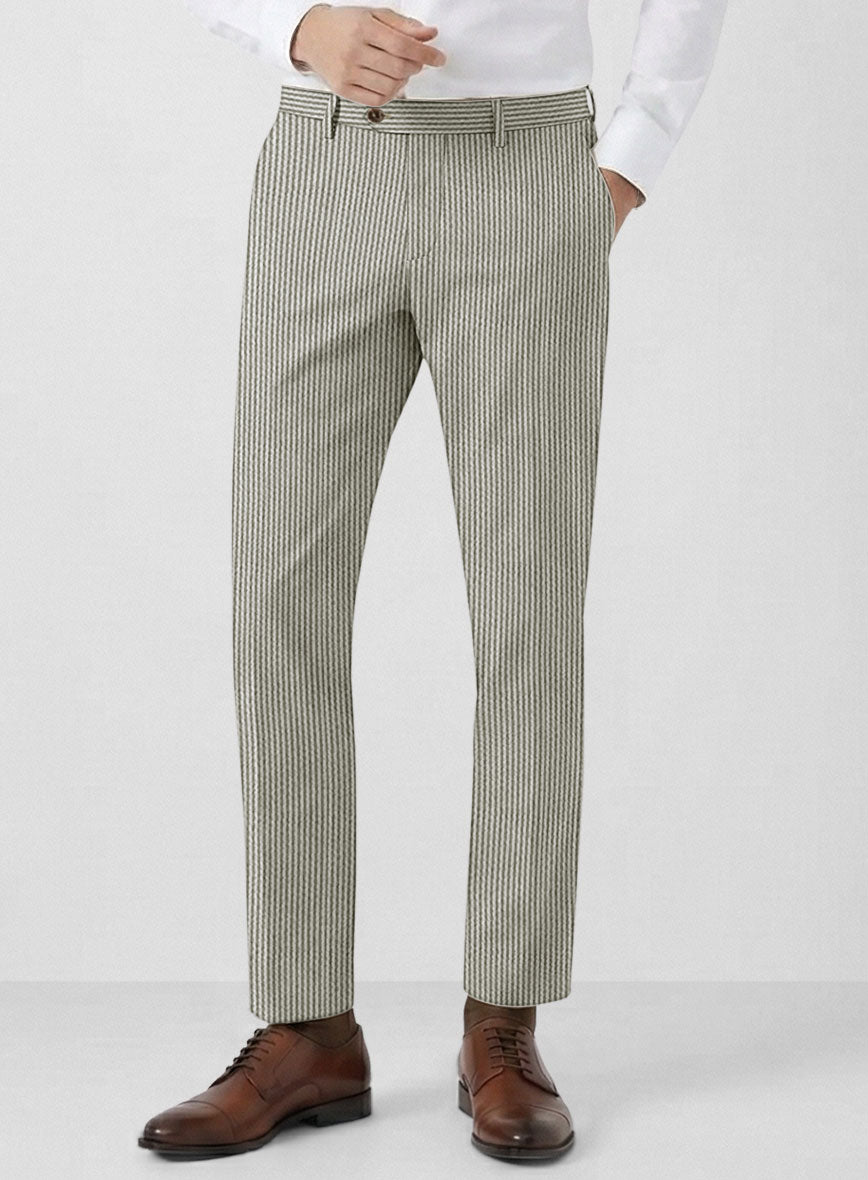 Solbiati Gray Seersucker Suit - StudioSuits