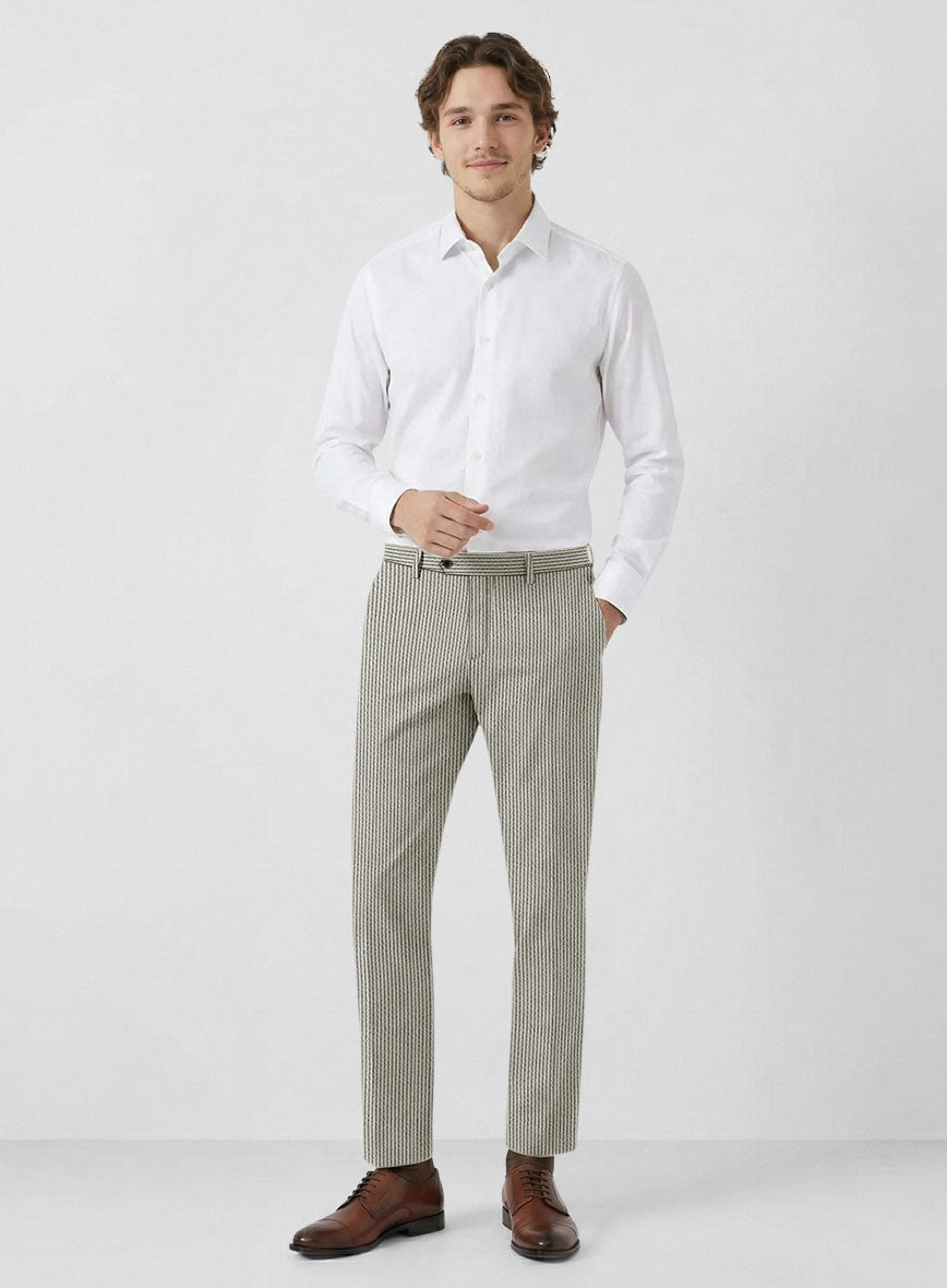 Solbiati Gray Seersucker Suit - StudioSuits