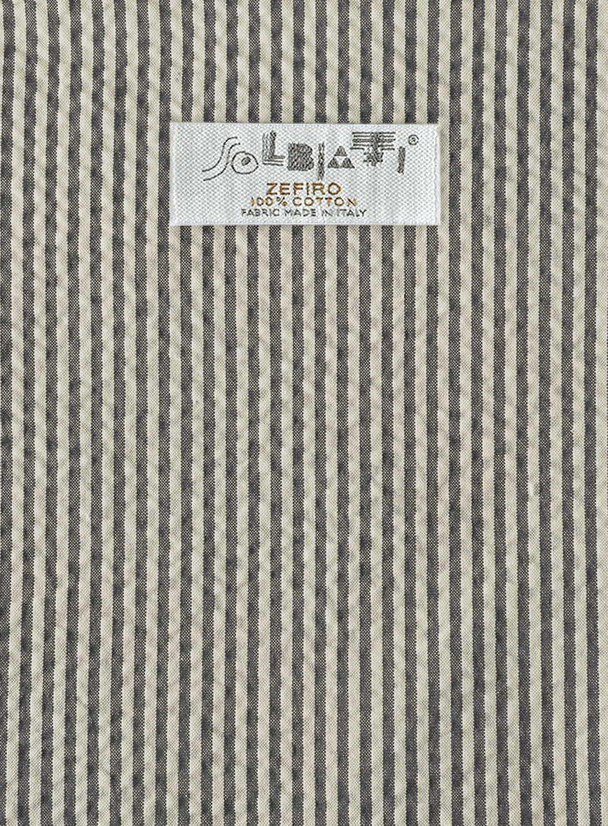 Solbiati Gray Seersucker Suit - StudioSuits