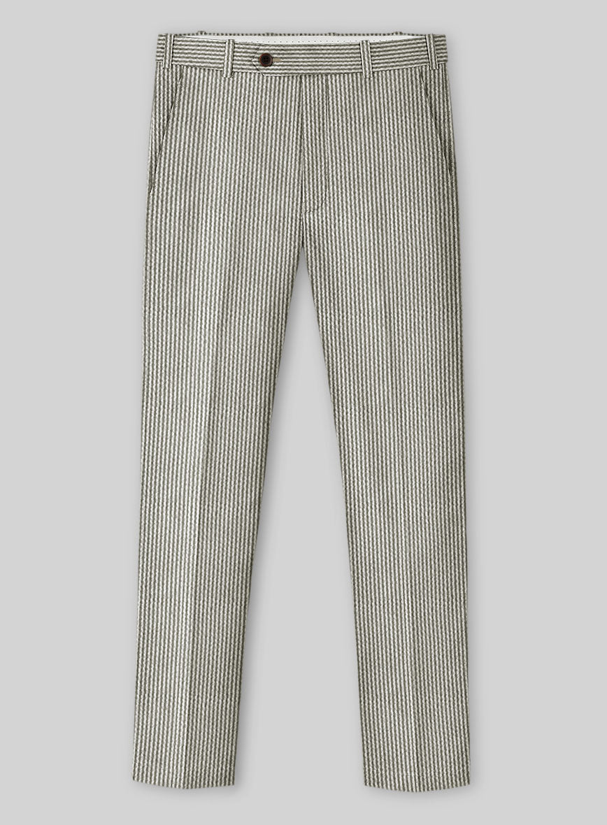 Solbiati Gray Seersucker Suit - StudioSuits