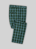 Solbiati Green Glen Linen Pants - StudioSuits
