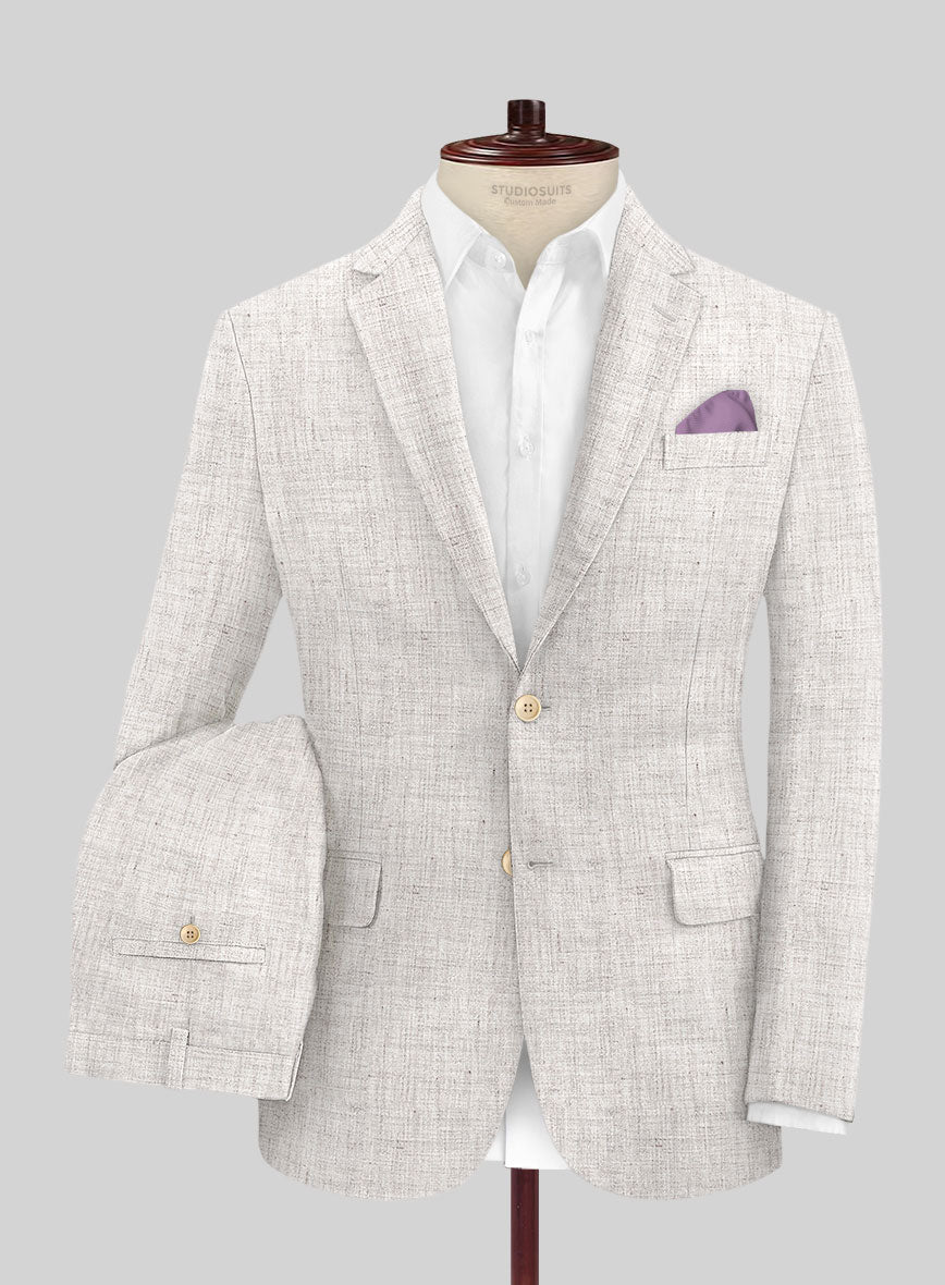 Solbiati Haze Beige Linen Suit - StudioSuits