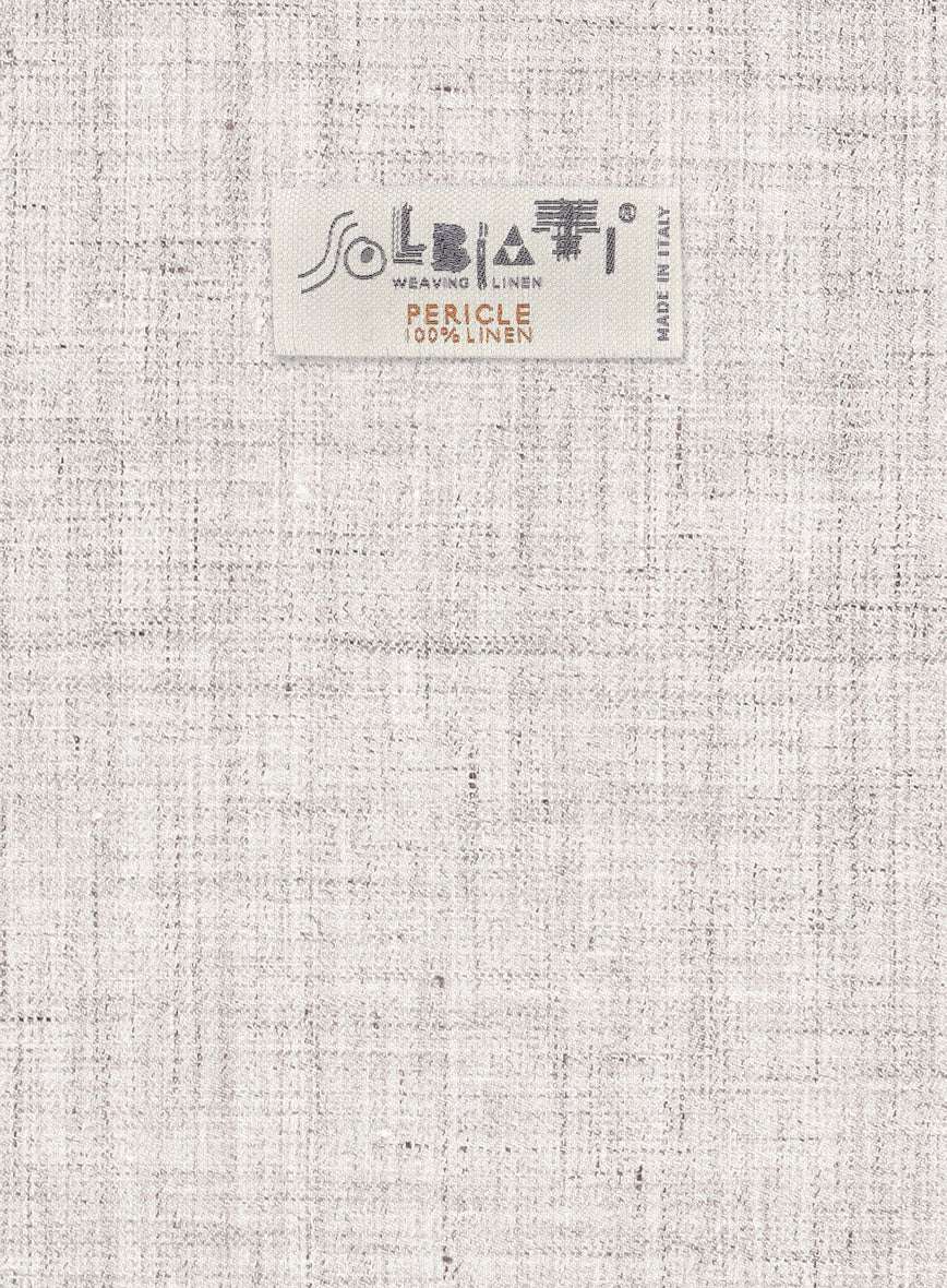 Solbiati Haze Beige Linen Suit - StudioSuits