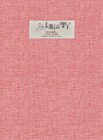 Solbiati Herringbone Coral Red Linen Jacket - StudioSuits
