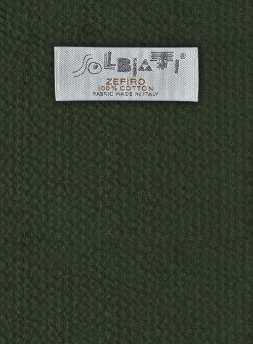 Solbiati Bottle Green Seersucker Jacket - StudioSuits