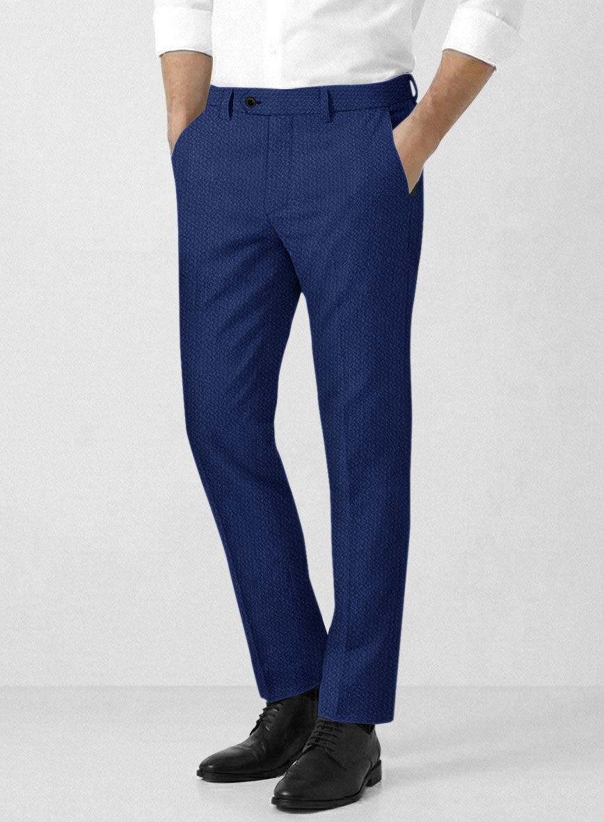 Solbiati Indigo Blue Seersucker Suit - StudioSuits