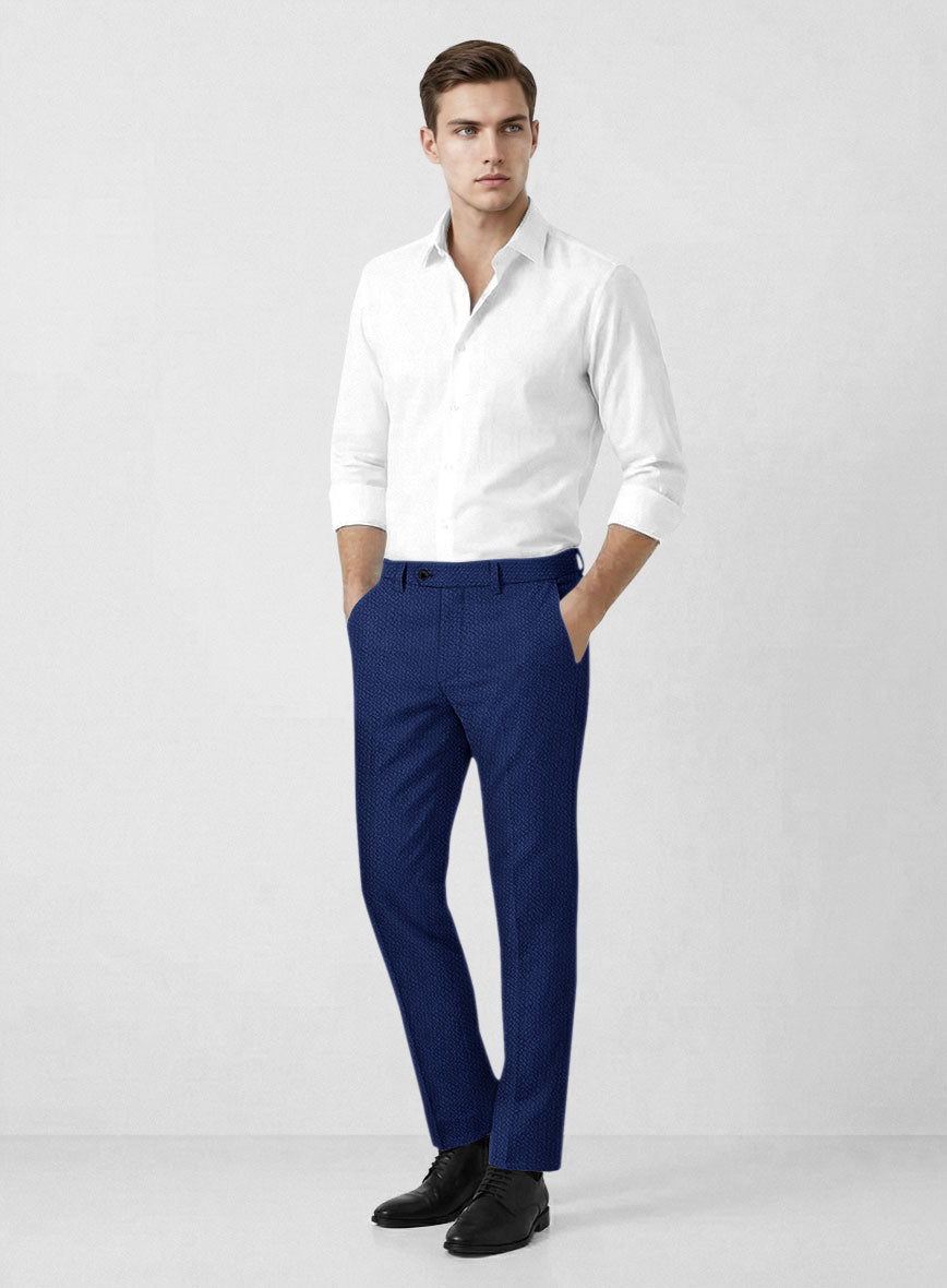 Solbiati Indigo Blue Seersucker Suit - StudioSuits
