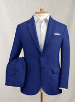 Solbiati Indigo Blue Seersucker Suit - StudioSuits