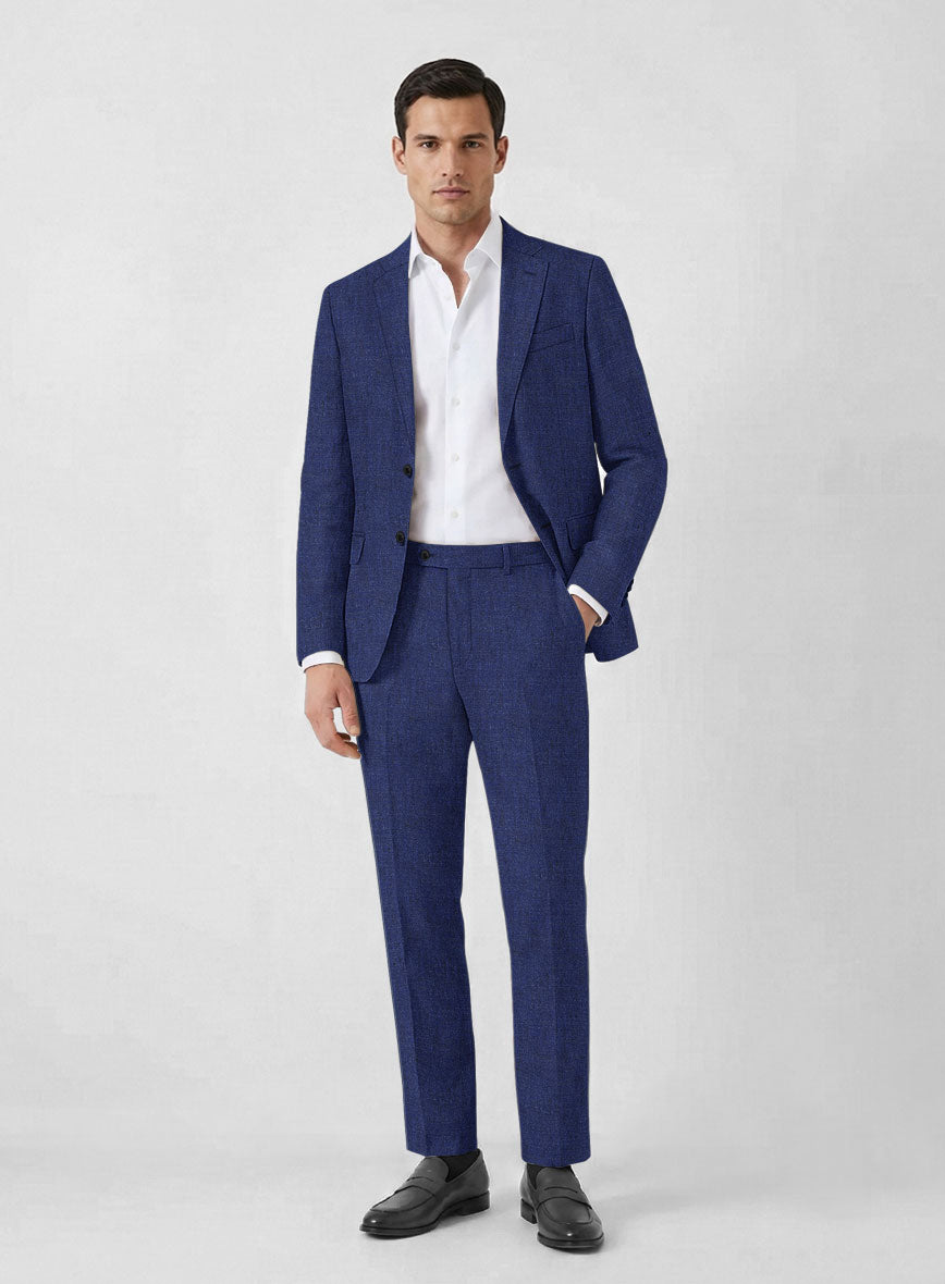 Solbiati Indigo Linen Suit - StudioSuits