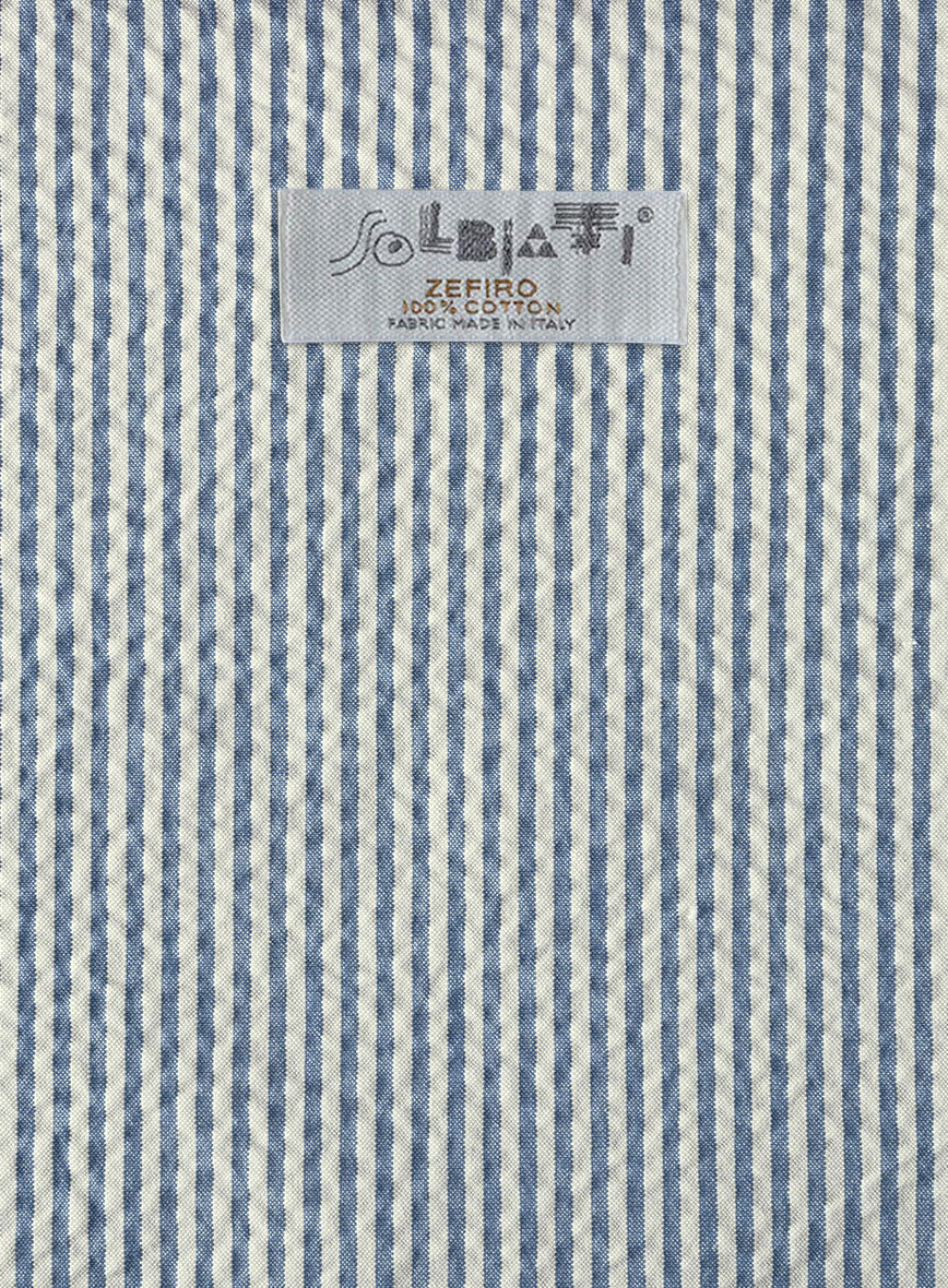 Solbiati Blue Seersucker Suit - StudioSuits