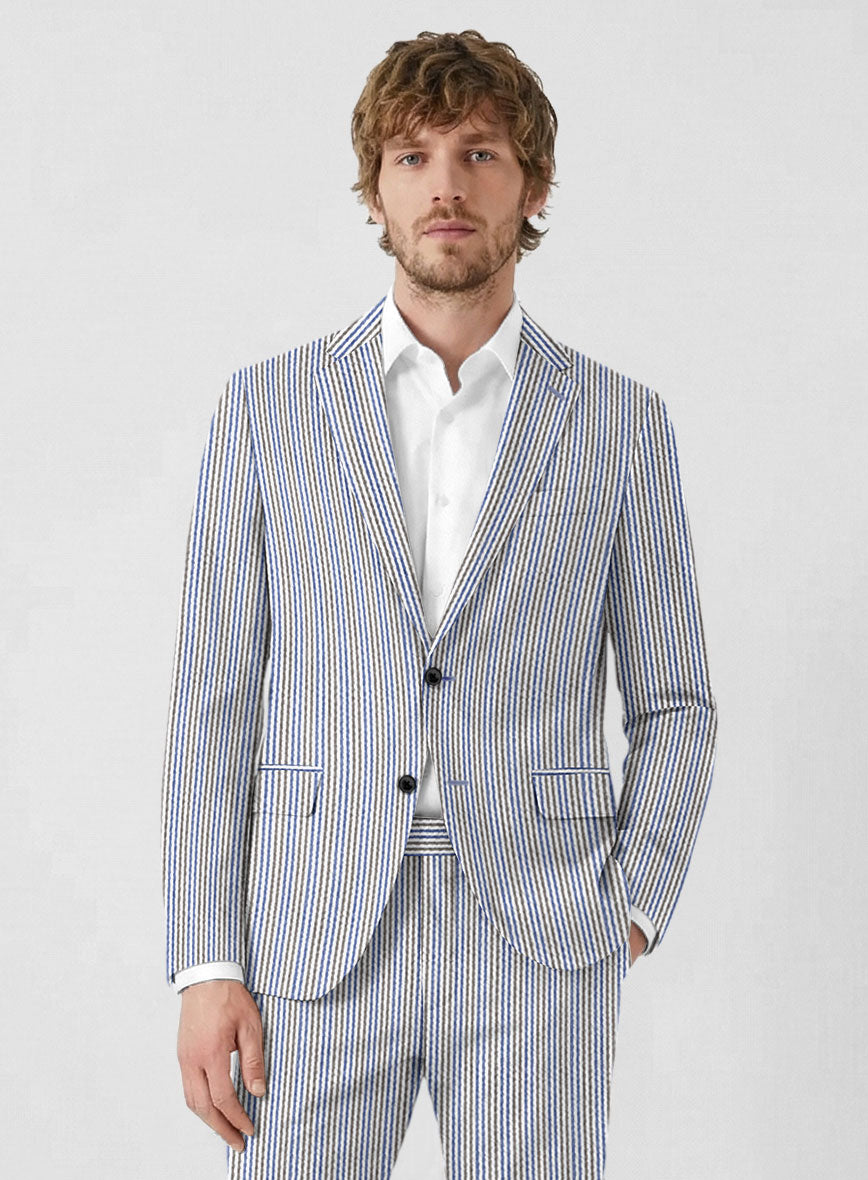 Solbiati Lianto Seersucker Suit - StudioSuits