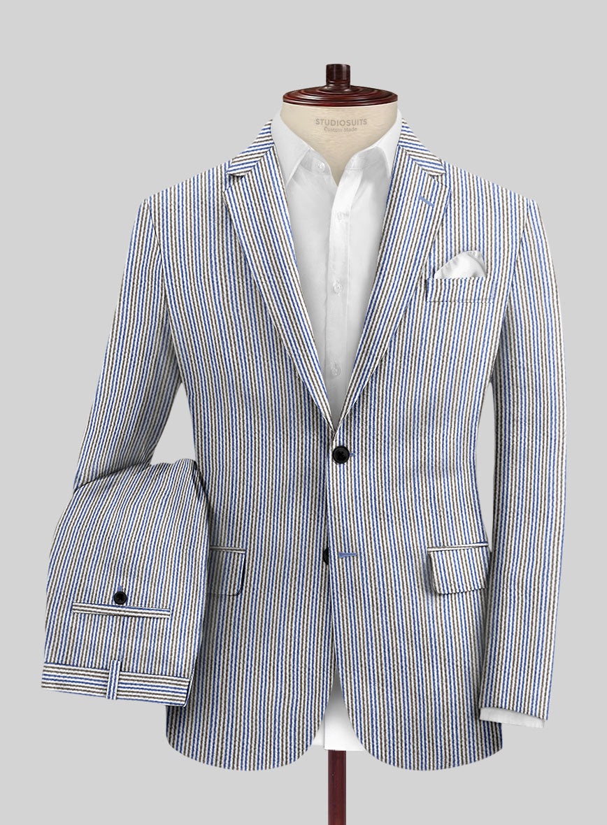 Solbiati Lianto Seersucker Suit - StudioSuits