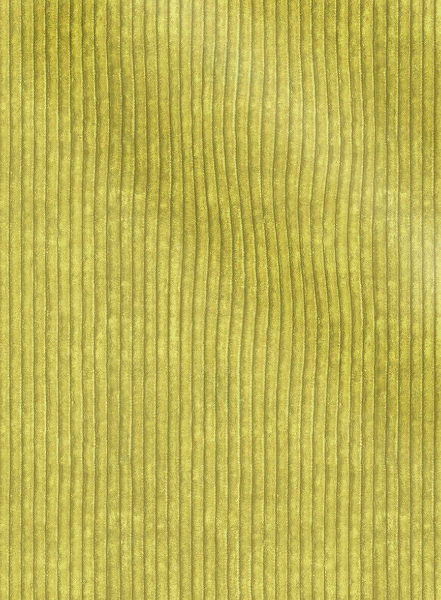 Solbiati Lime Green Corduroy Pants - StudioSuits