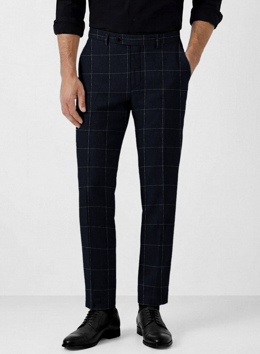 Solbiati Linen Carta Pants - StudioSuits