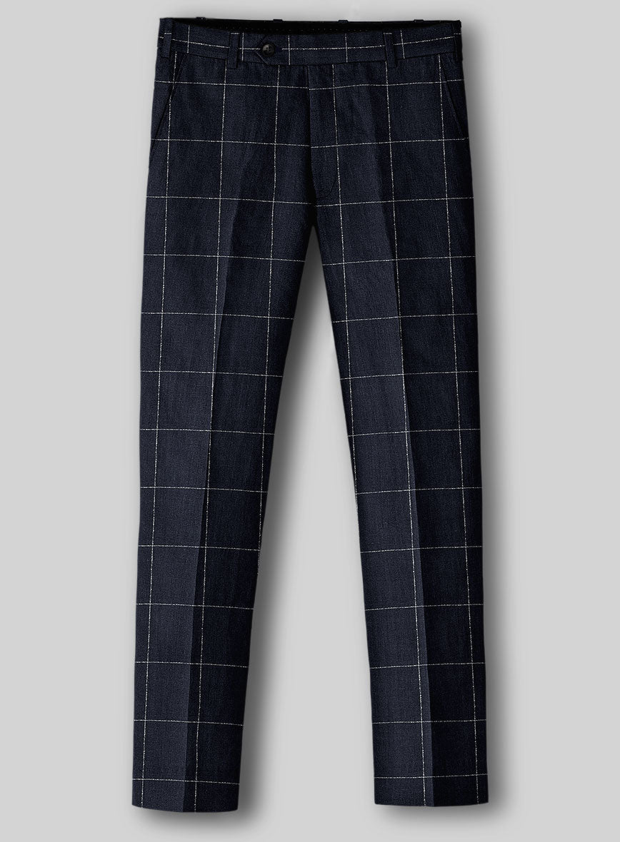 Solbiati Linen Carta Pants - StudioSuits