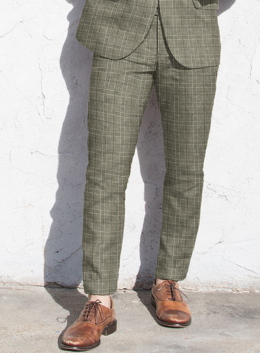 Solbiati Linen Gespar Pants - StudioSuits