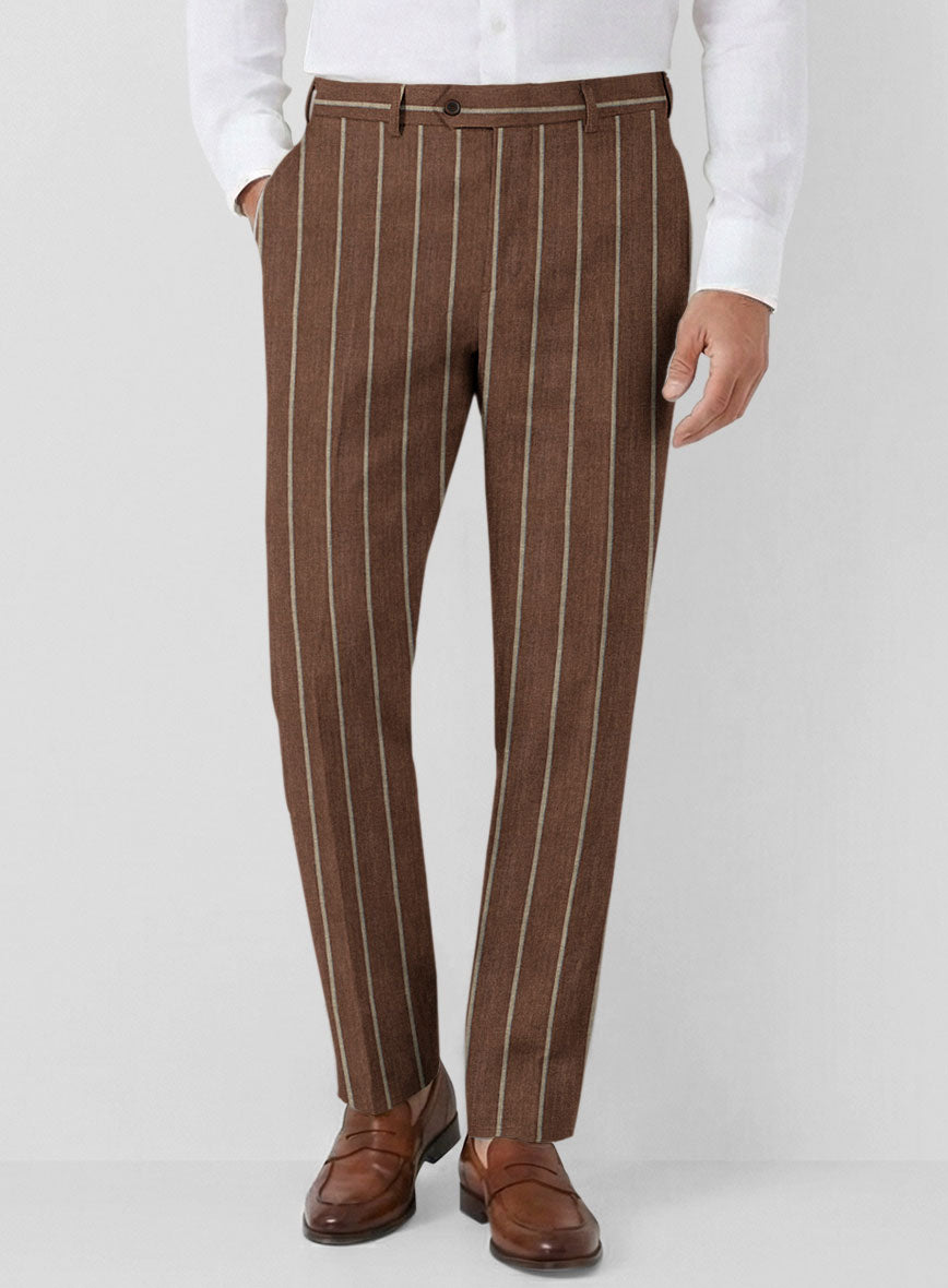 Solbiati Linen Giorca Pants - StudioSuits