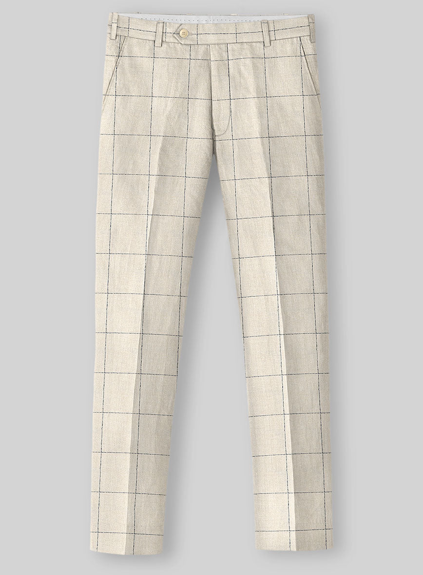 Solbiati Linen Leonea Pants - StudioSuits