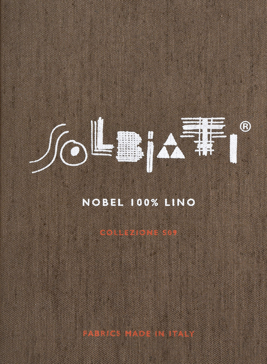 Solbiati Wine Square Linen Jacket - StudioSuits