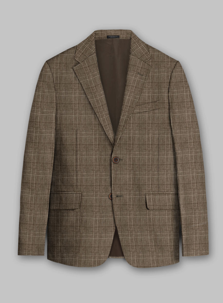 Solbiati Linen Viole Jacket - StudioSuits