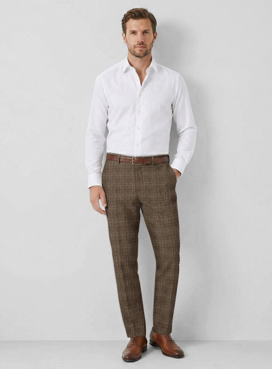 Solbiati Linen Viole Pants - StudioSuits