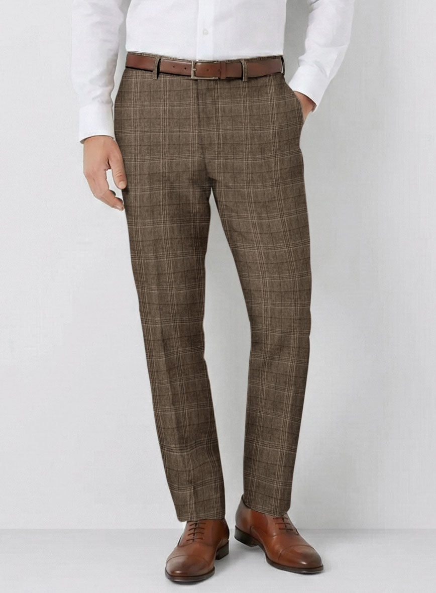 Solbiati Linen Viole Pants - StudioSuits