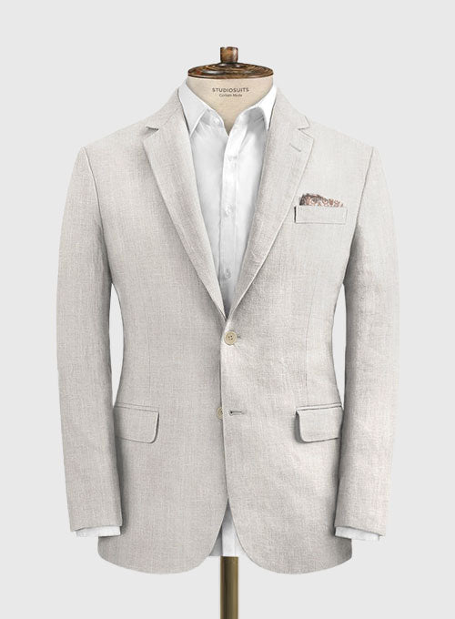 Solbiati Linen Wool Silk Classo Jacket - StudioSuits