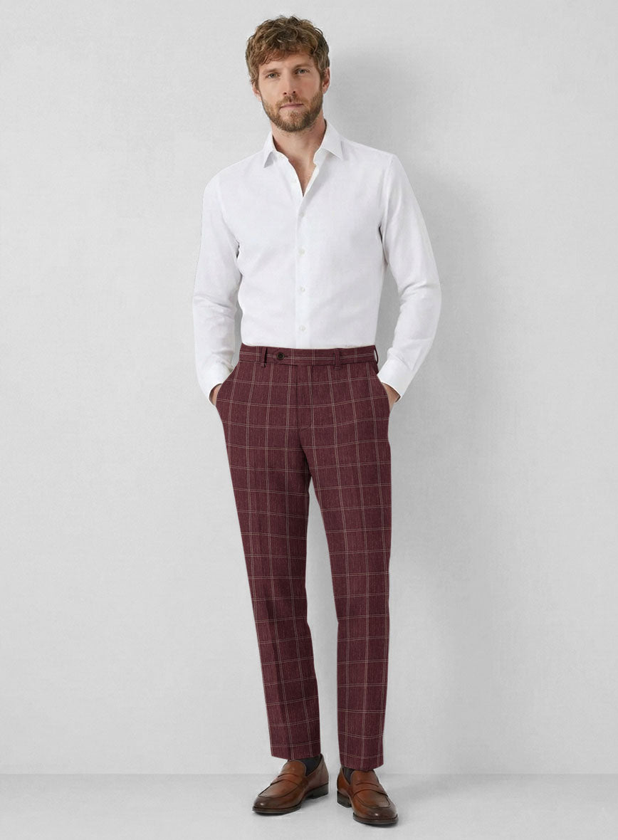 Solbiati Linen Wool Silk Ginno Pants - StudioSuits
